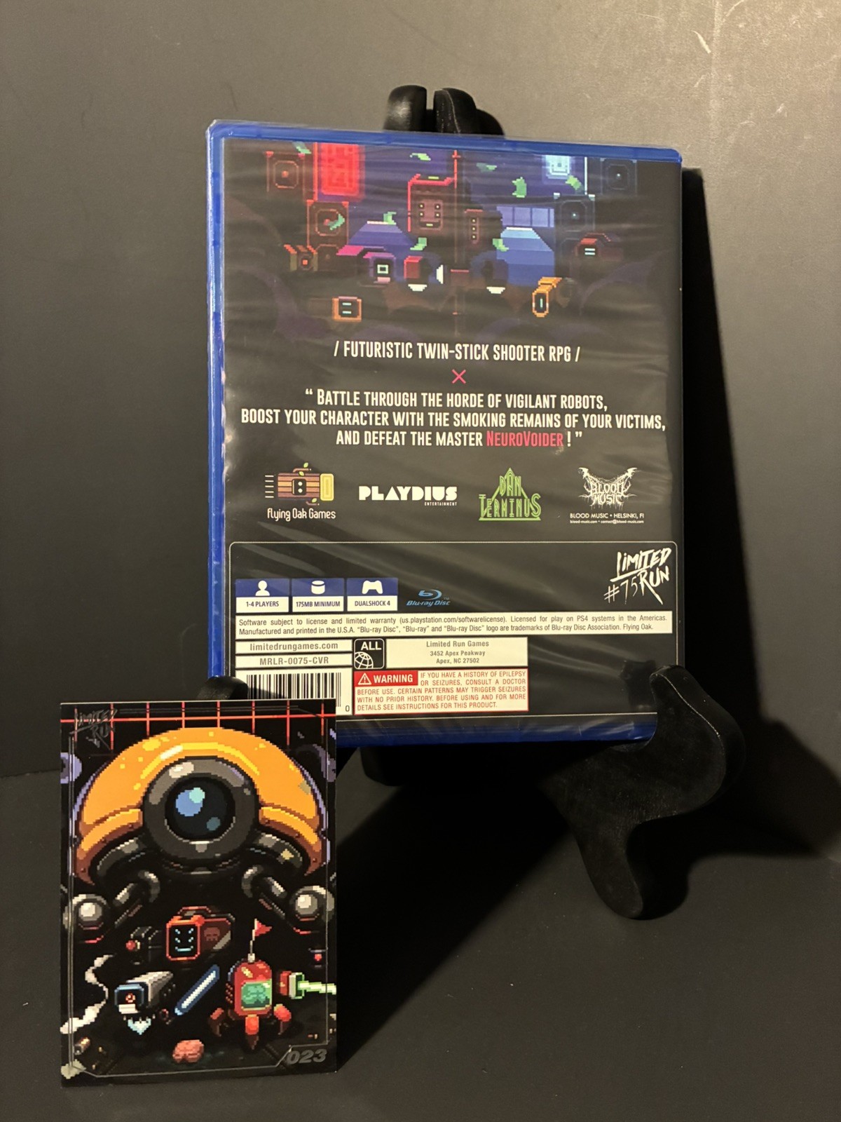 Neuro Voider Limited Edition + Card – Limited Run Games #75 (Playstation 4, PS4)