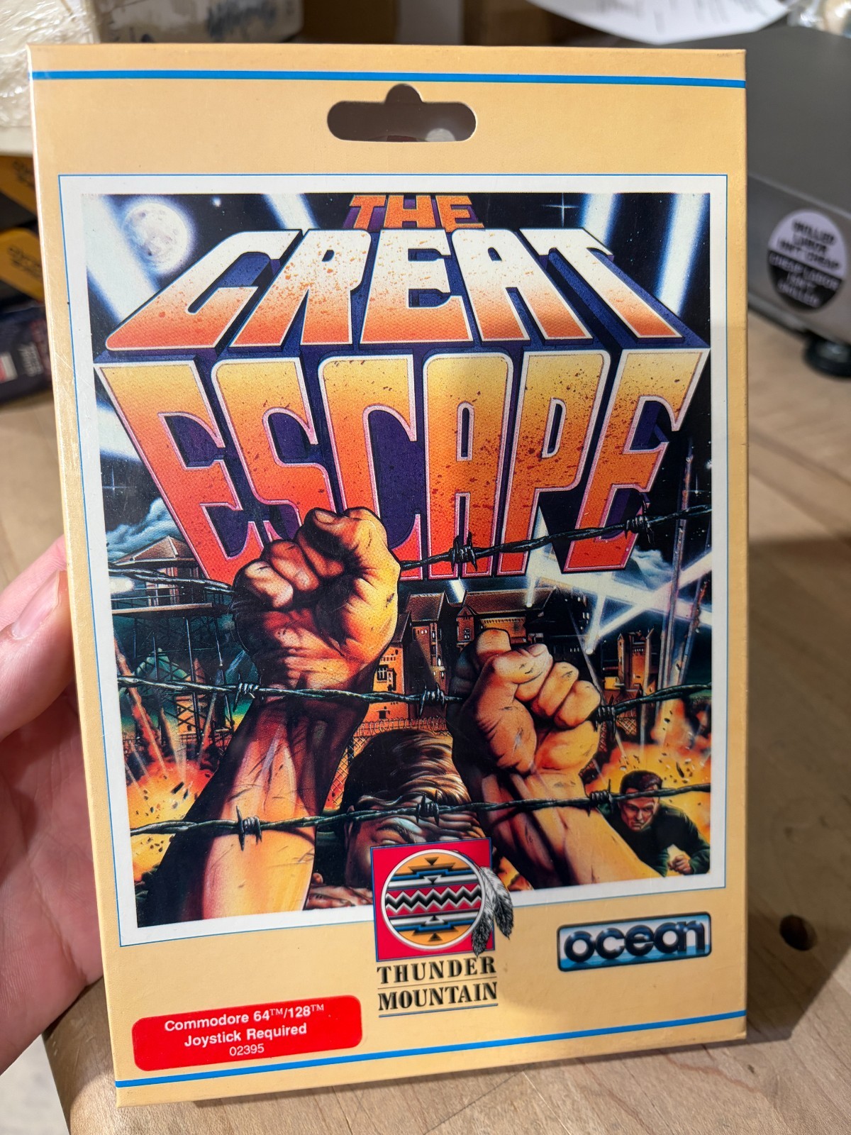 The Great Escape for Commodore 64 by Ocean Software / Thunder Mountain – SEALED