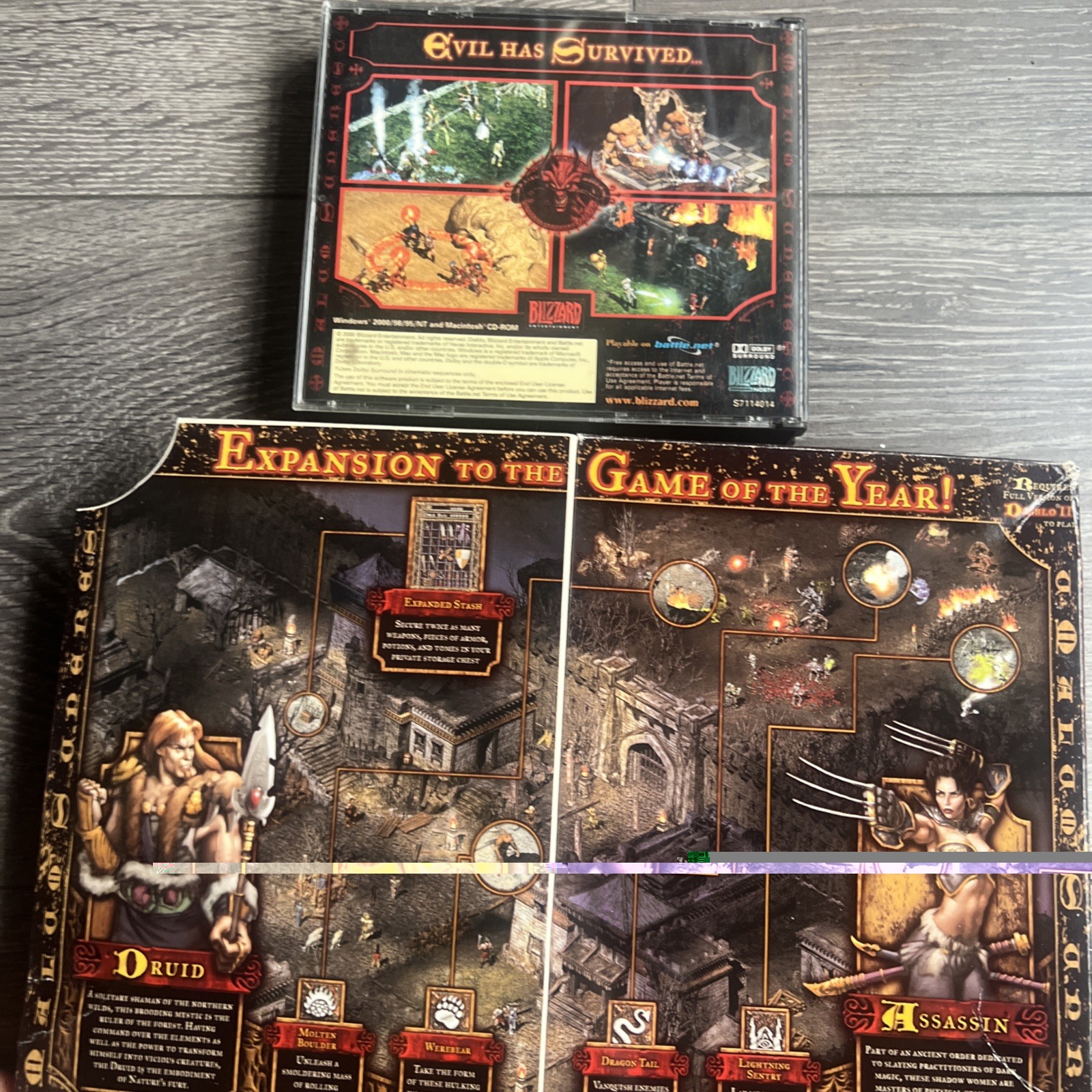 Diablo 2 II + Lord of Destruction Expansion Set PC