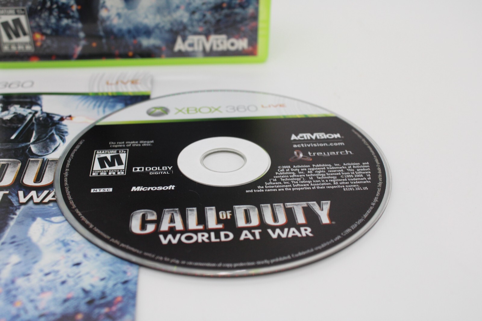 Refurbished Xbox 360 Call of Duty World at War Complete CIB Tested Excellent