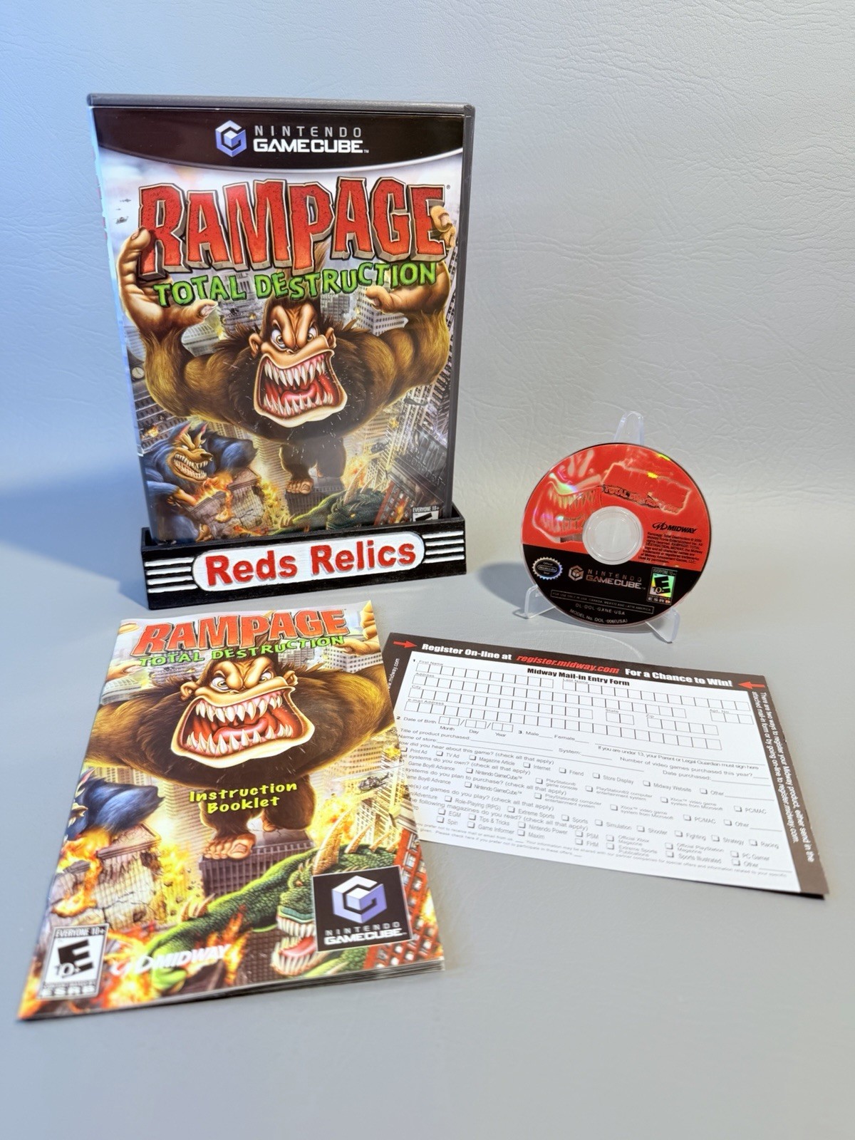 Rampage: Total Destruction (Nintendo GameCube, 2006) Complete CIB – Pristine