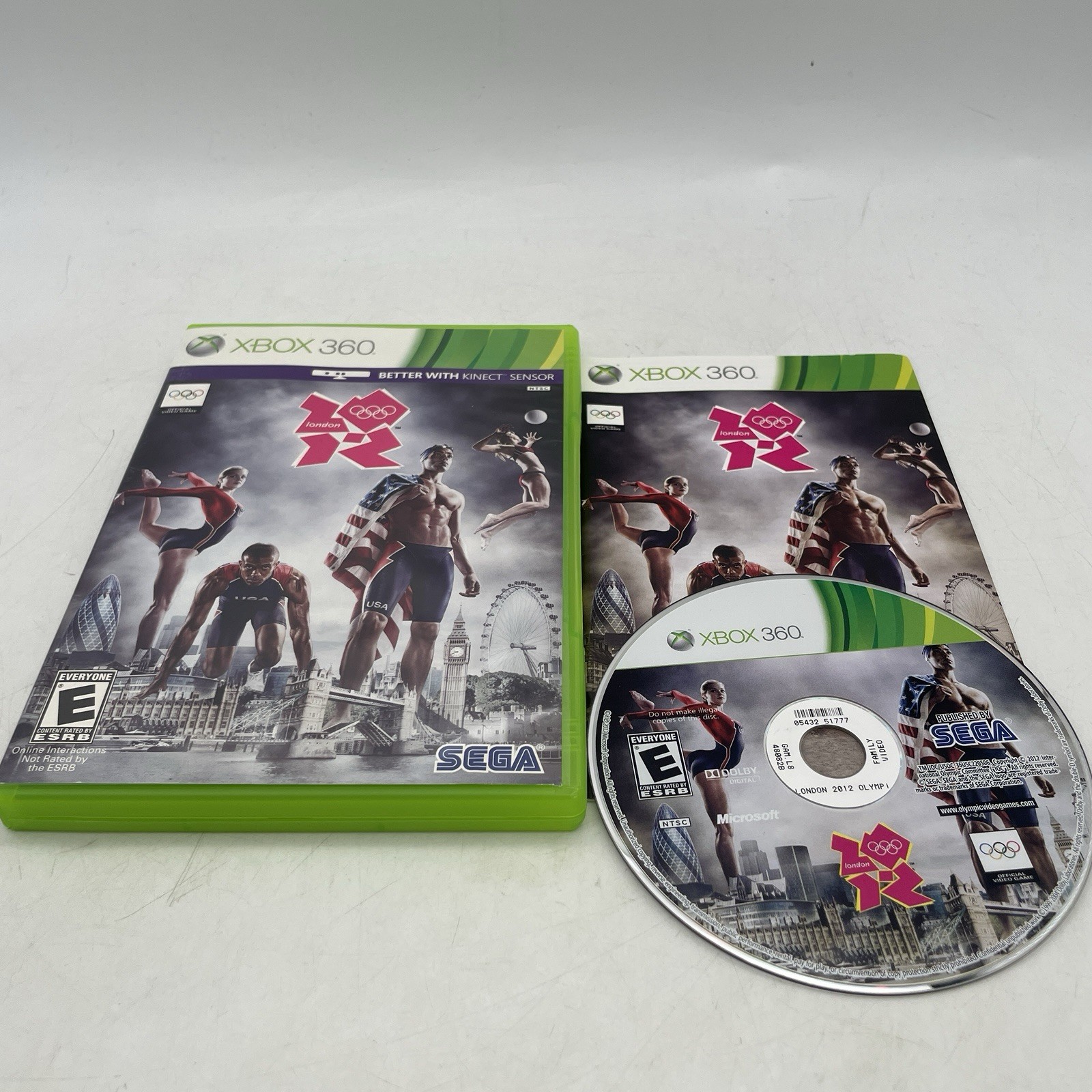 London 2012 Microsoft Xbox 360 Complete W/ Manual CIB Tested