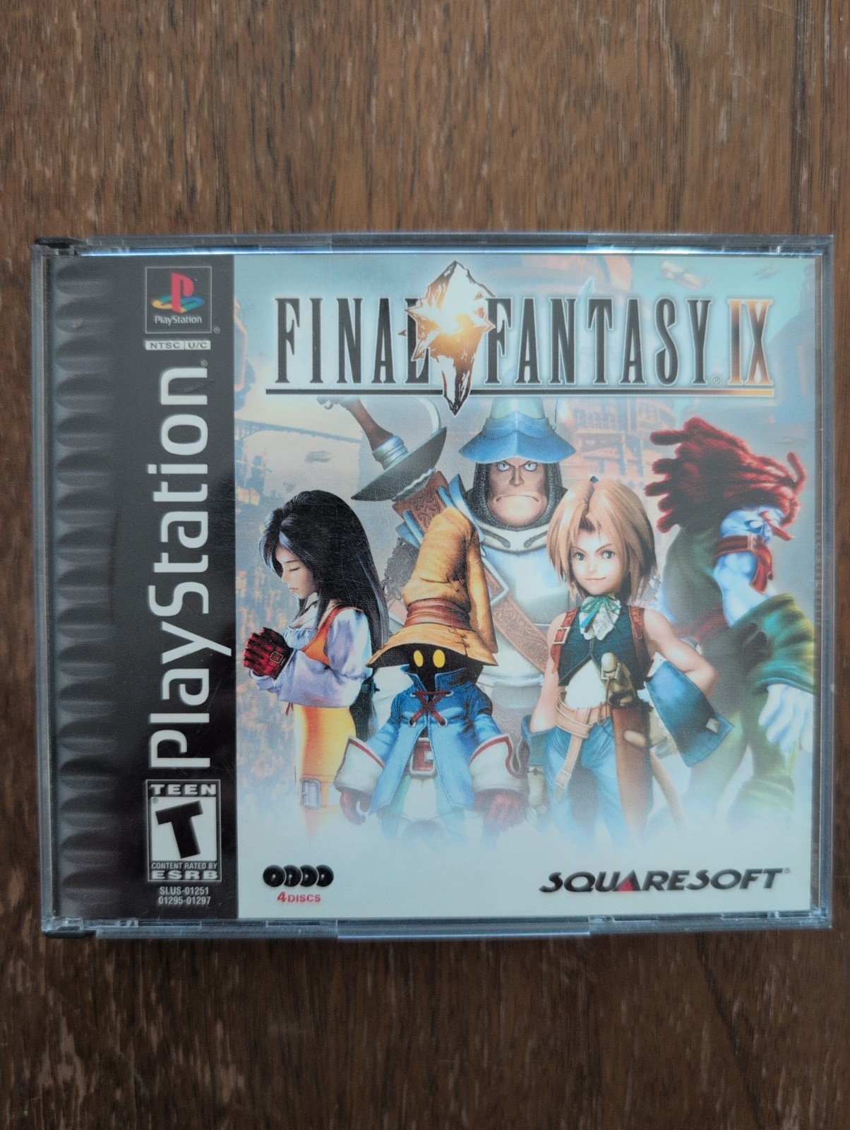 Final Fantasy IX 9 Sony PlayStation 1 PS1 Black Label No Manual Tested VGC Discs