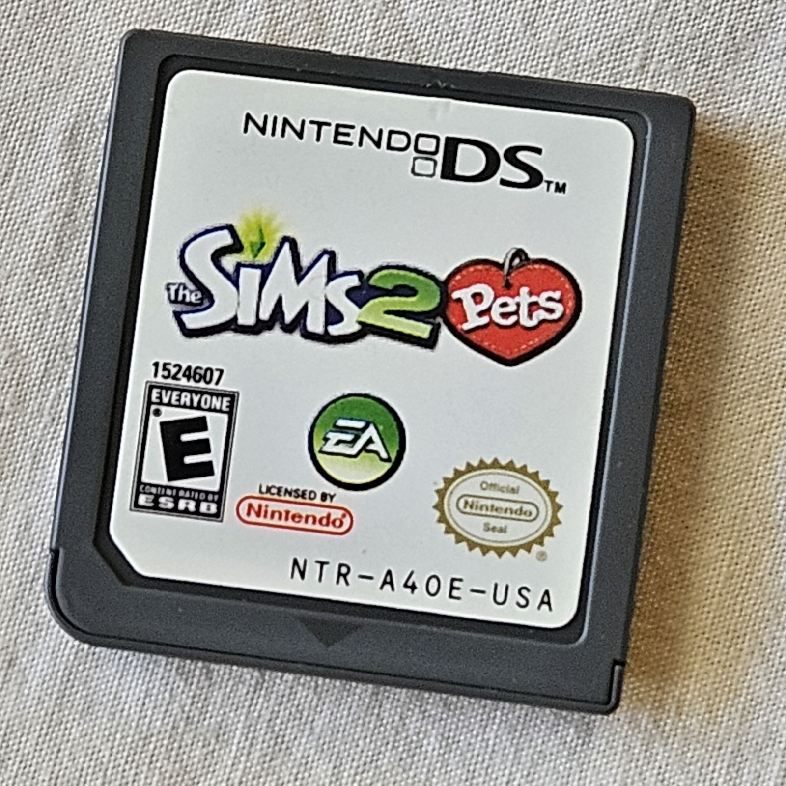 The Sims 2 Pets – Nintendo DS Game Cartridge Manual CIB Tested