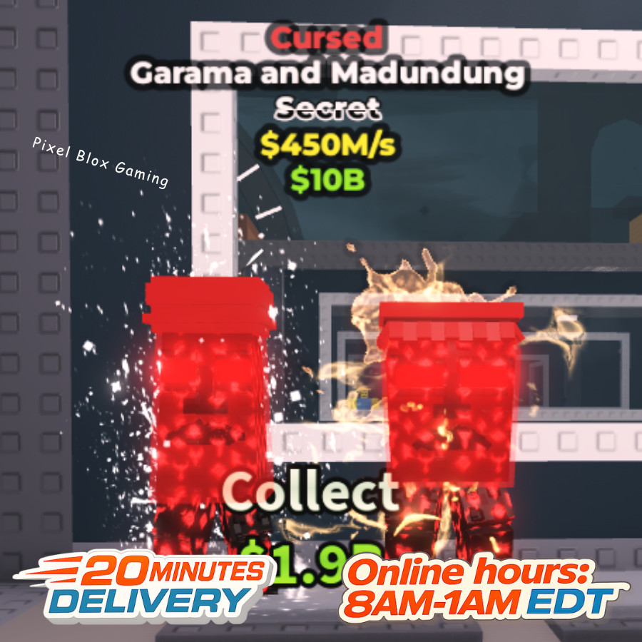 STEAL A BRAINROT 🧠Cursed Garama And Madundung 450M/s🧠Cheap+Fast Delivery🚀