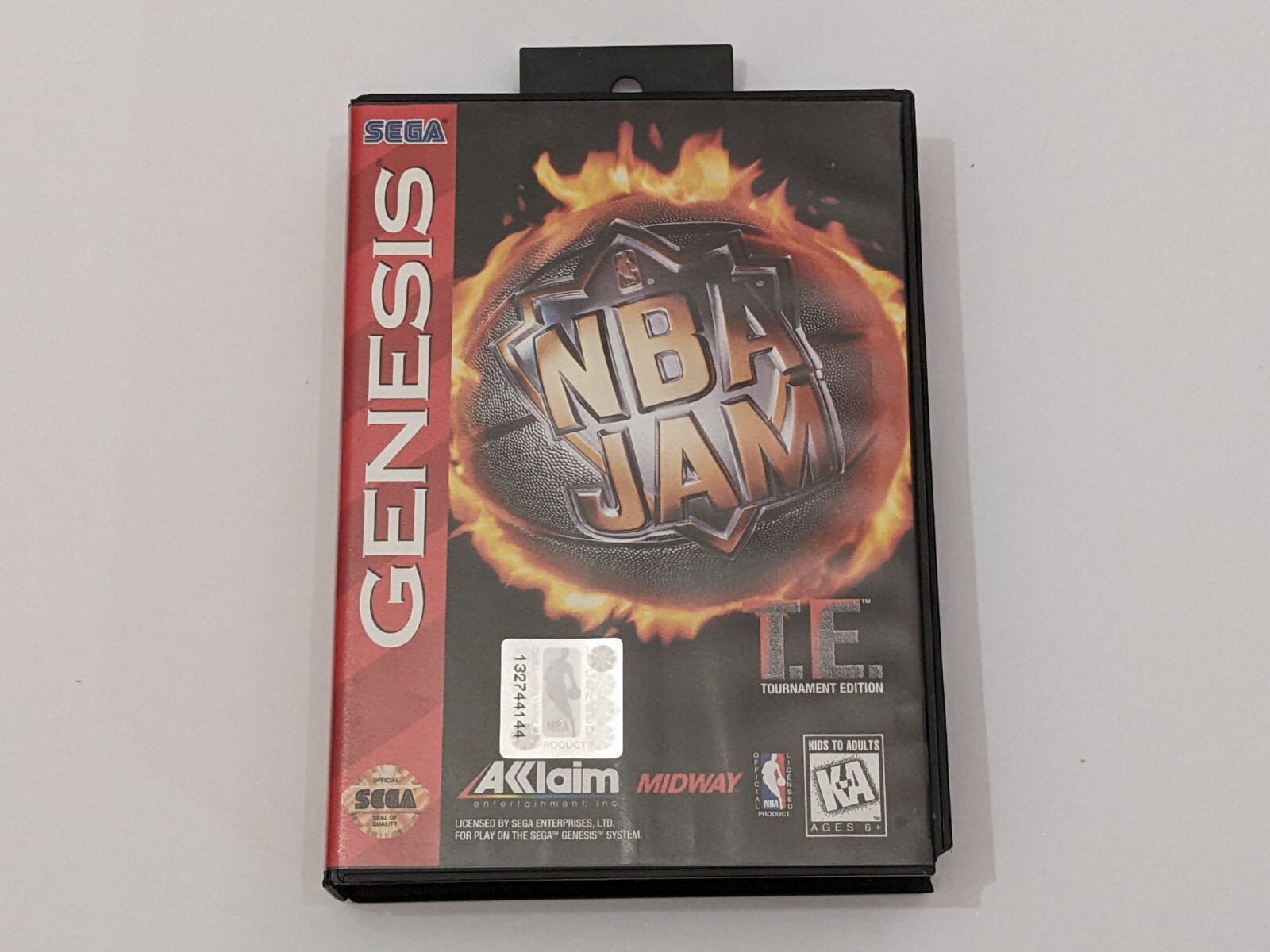 NBA JAM T.E. & World Series Baseball Sega Genesis Vintage Sports Video Games