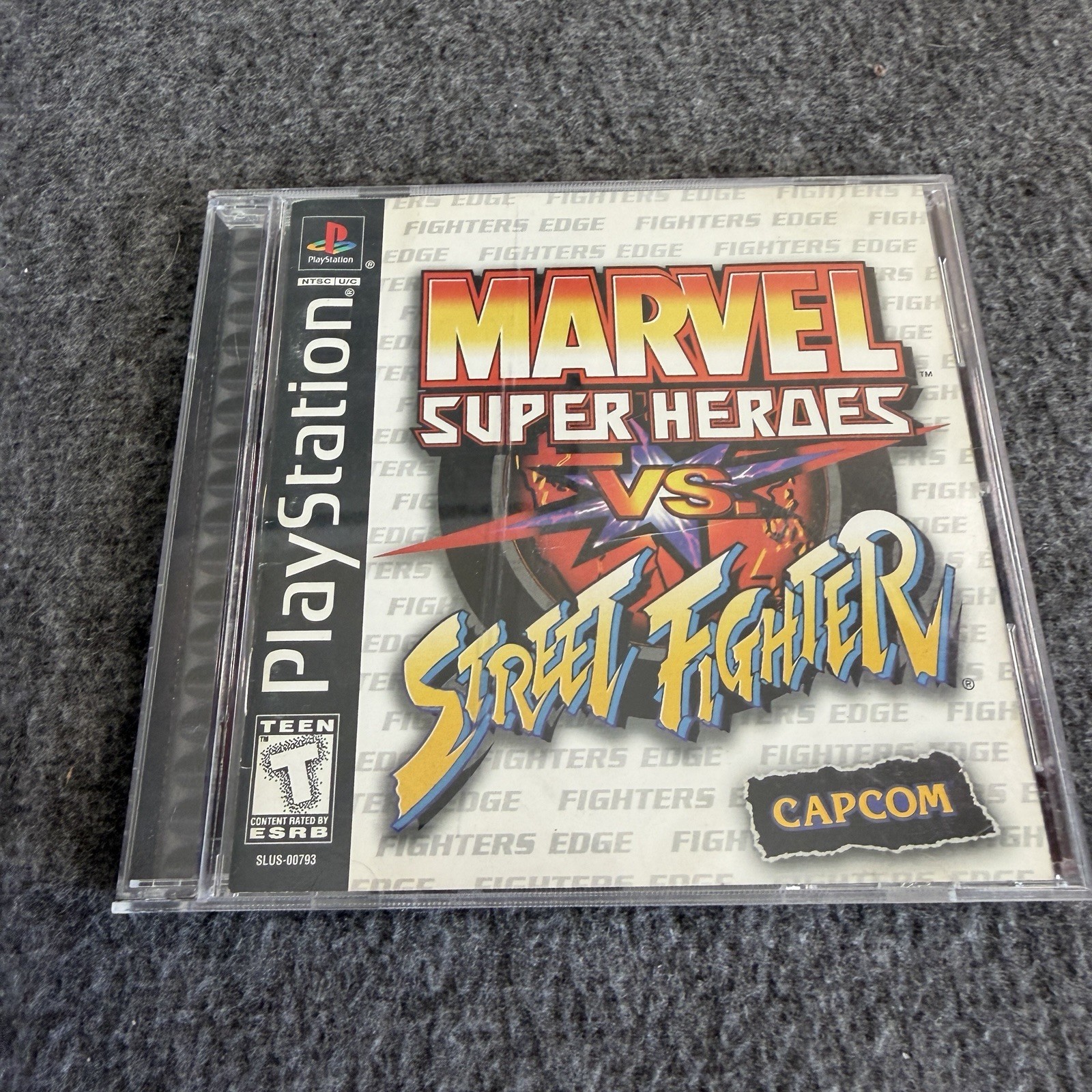 Marvel Super Heroes vs Street Fighter PS1 CIB Tested Complete PlayStation
