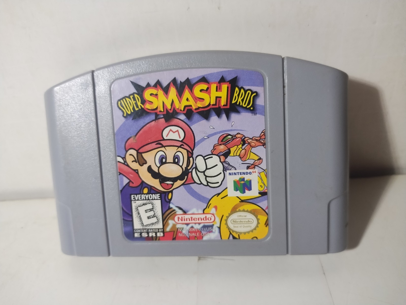 Super Smash Bros Nintendo 64 Game Cartridge Tested