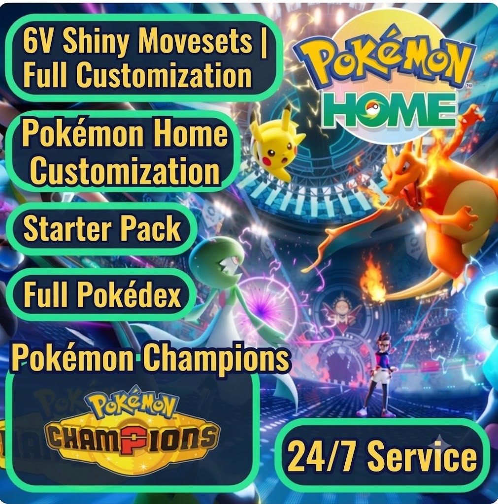 Pokémon Champion Battle-Ready Custom & Full Gen 1-9 Pokédex
