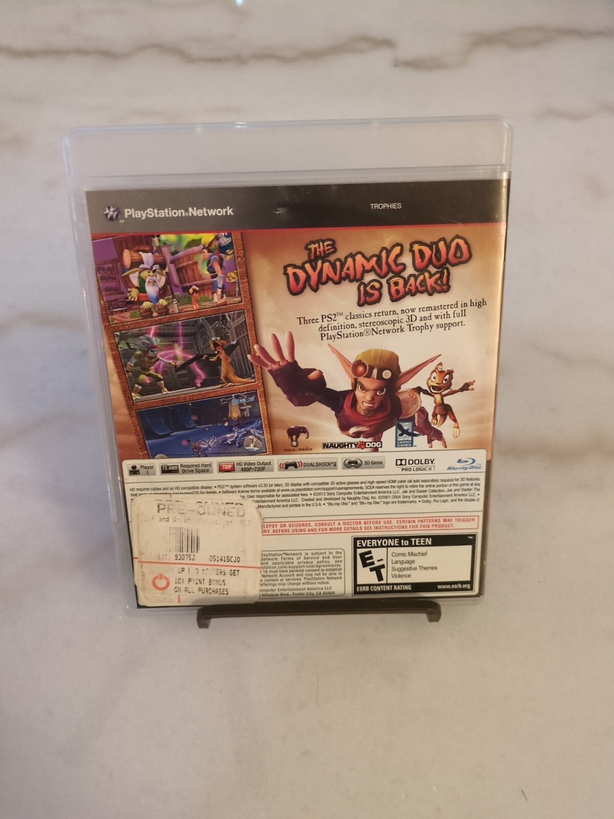 Jak and Daxter Collection (Sony PlayStation 3, 2012) PS3 Complete W/ Manual CIB