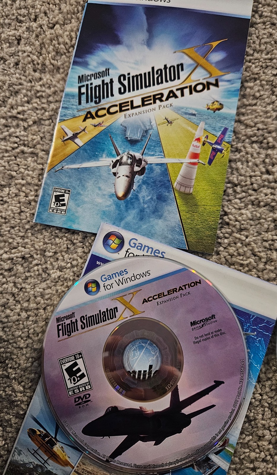 Microsoft Flight Simulator X Gold Edition PC Windows w/Acceleration Expansion