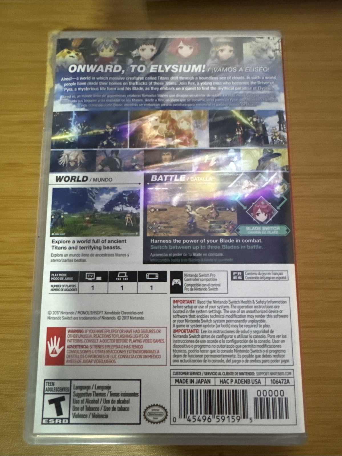 NEW Sealed Xenoblade Chronicles Definitive Edition 2 Torna 3 & X – Lot 5 Switch