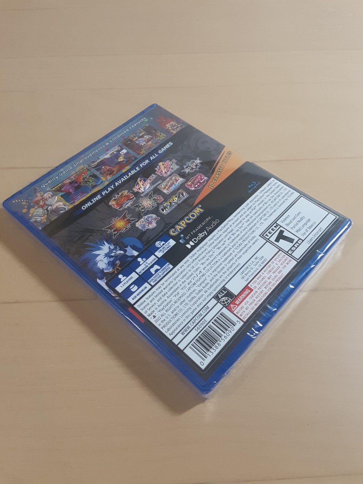 Capcom Fighting Collection Playstation 4 PS4 –Ships in a Box!