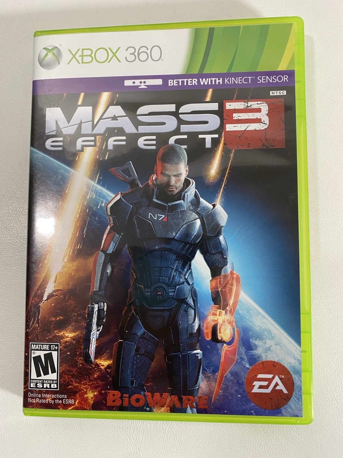 MASS EFFECT 3 Video Game Two Disk Set XBOX 360 Free Fast Shipping tested