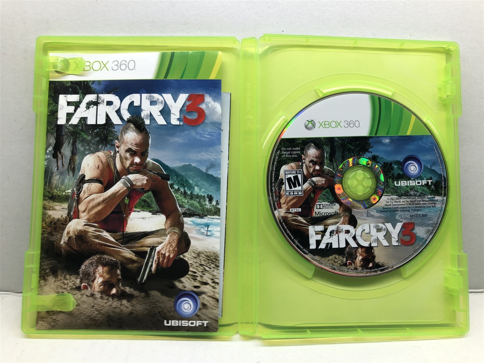 Far Cry 3 (Microsoft Xbox 360, 2012) Complete Tested Working – Free Ship