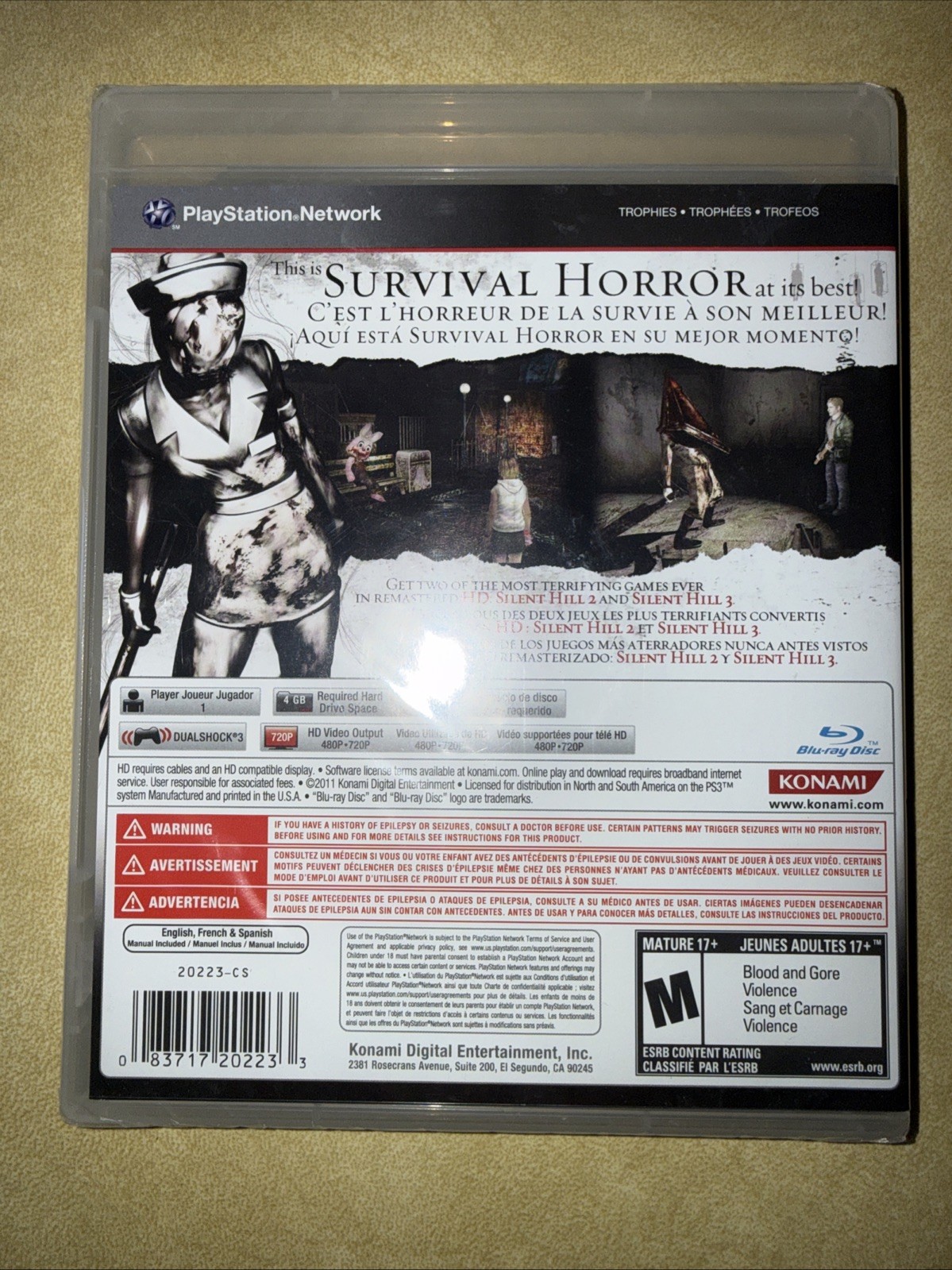 Silent Hill HD Collection (Sony PlayStation 3, 2012)
