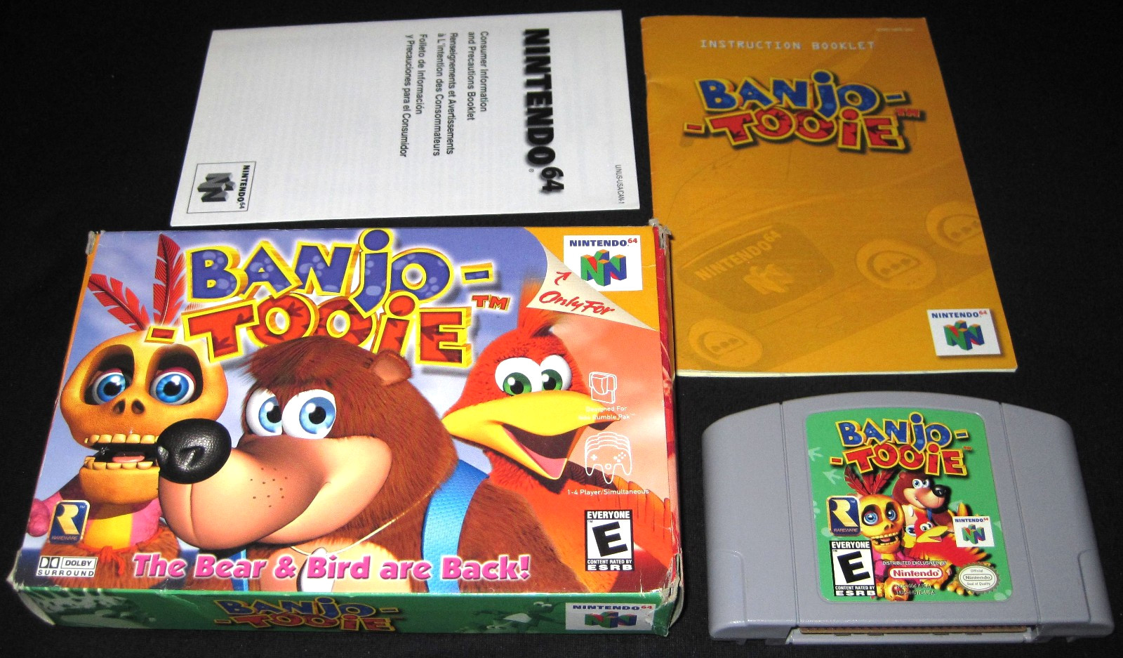 Banjo-Tooie (Nintendo 64, N64, 2000) Complete in Box CIB