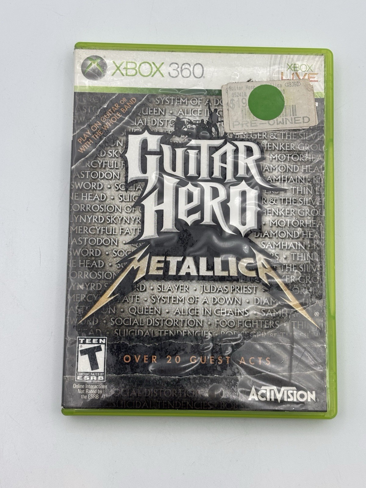 Guitar Hero: Metallica (Microsoft Xbox 360, 2009)
