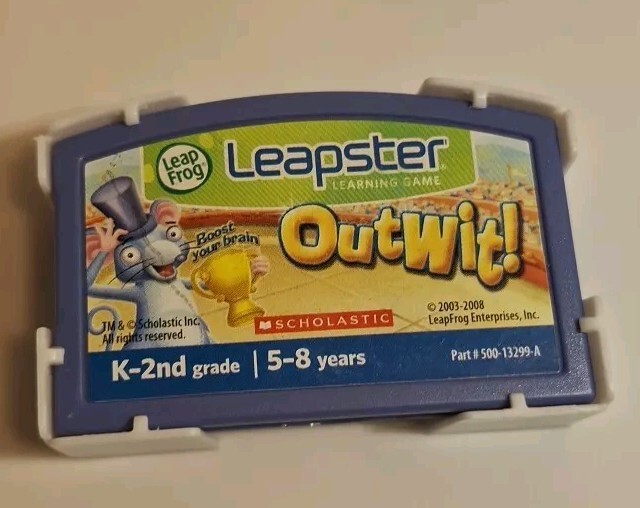 Leapster: Scholastic Outwit (Leapster, 2008) Very Good Condition