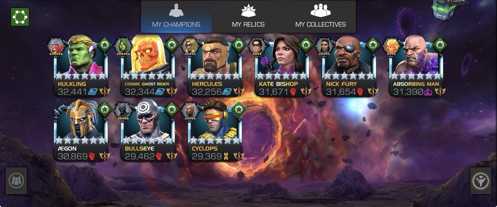 Marvel Contest of Champions MCOC Account