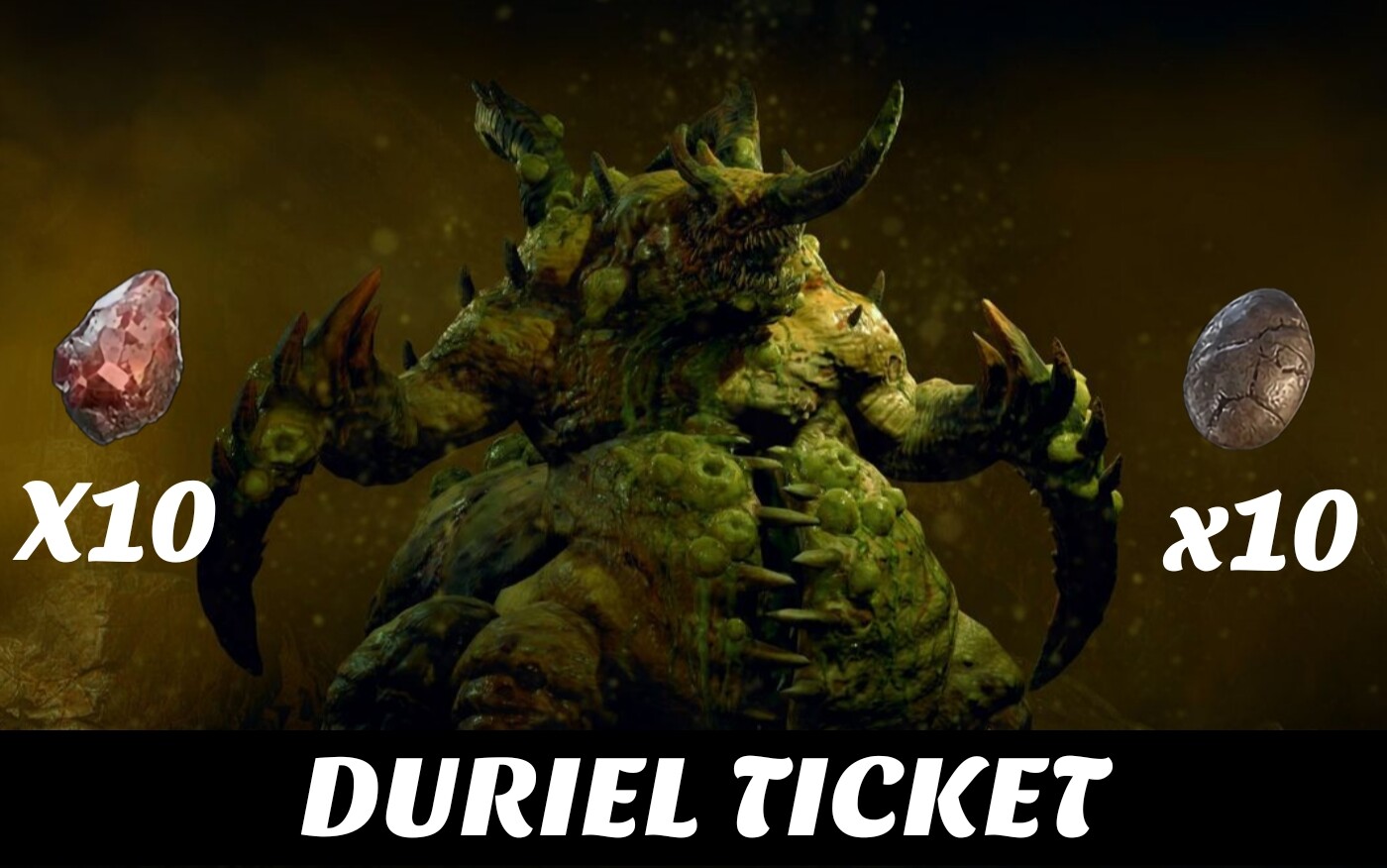 DIABLO 4 | Duriel Materials Summon Set | Eternal SC PC/XBOX/PS Diablo IV D4