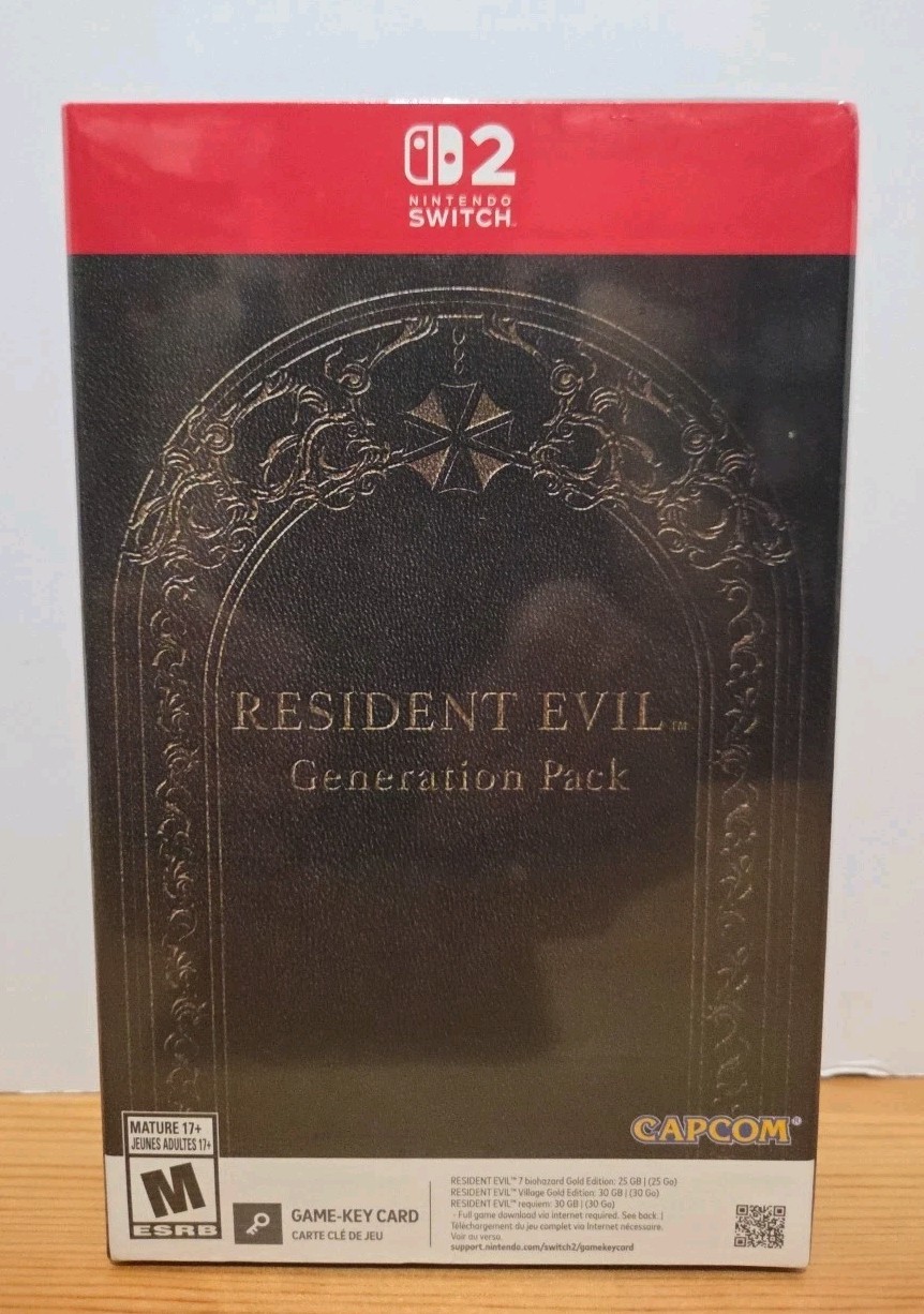 Resident Evil Generation Pack (Game-Key Card) – Nintendo Switch 2 BRAND NEW