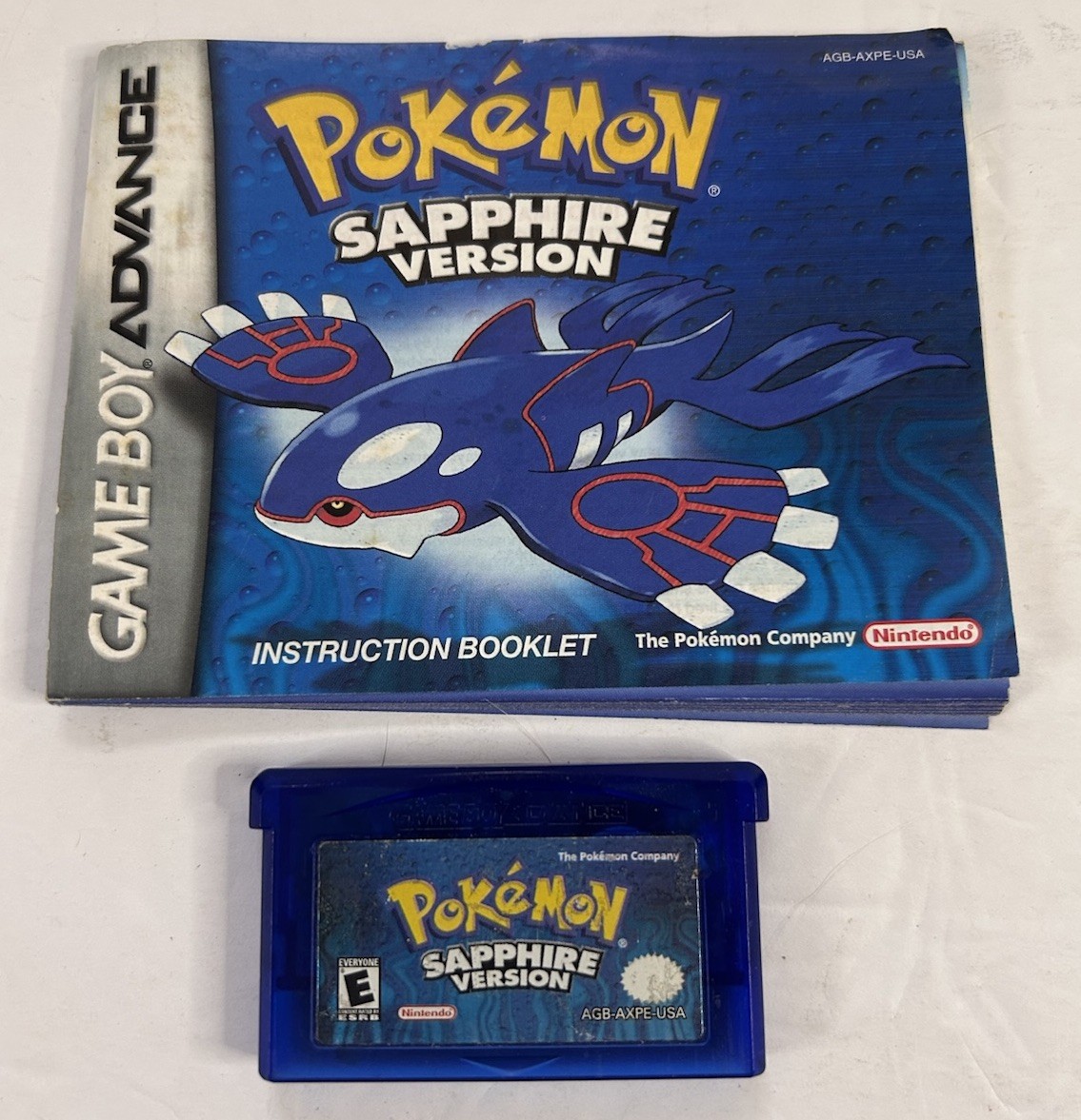 Pokemon Sapphire Version – Nintendo Game Boy Advance Authentic + Manual Not Test