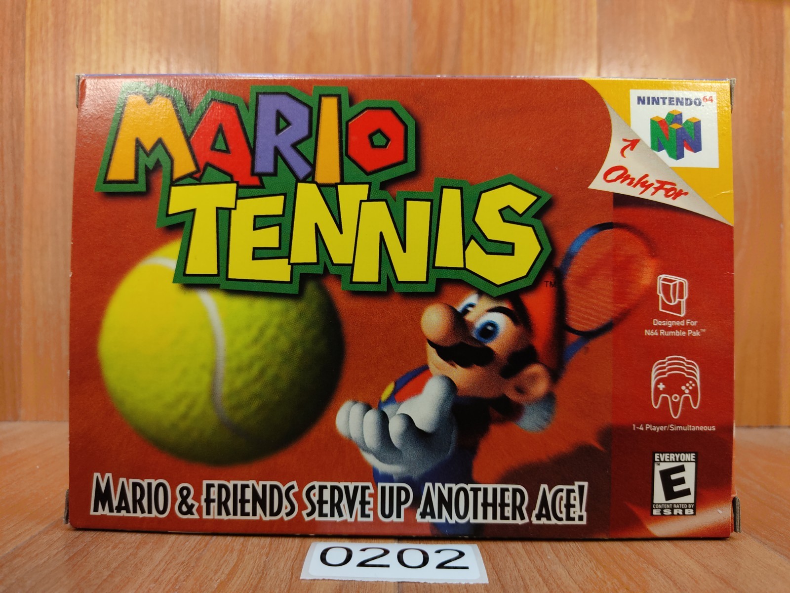 MINTY BOX CIB Mario Tennis complete in nintendo n64 CLEAN Collector lot vgc NICE