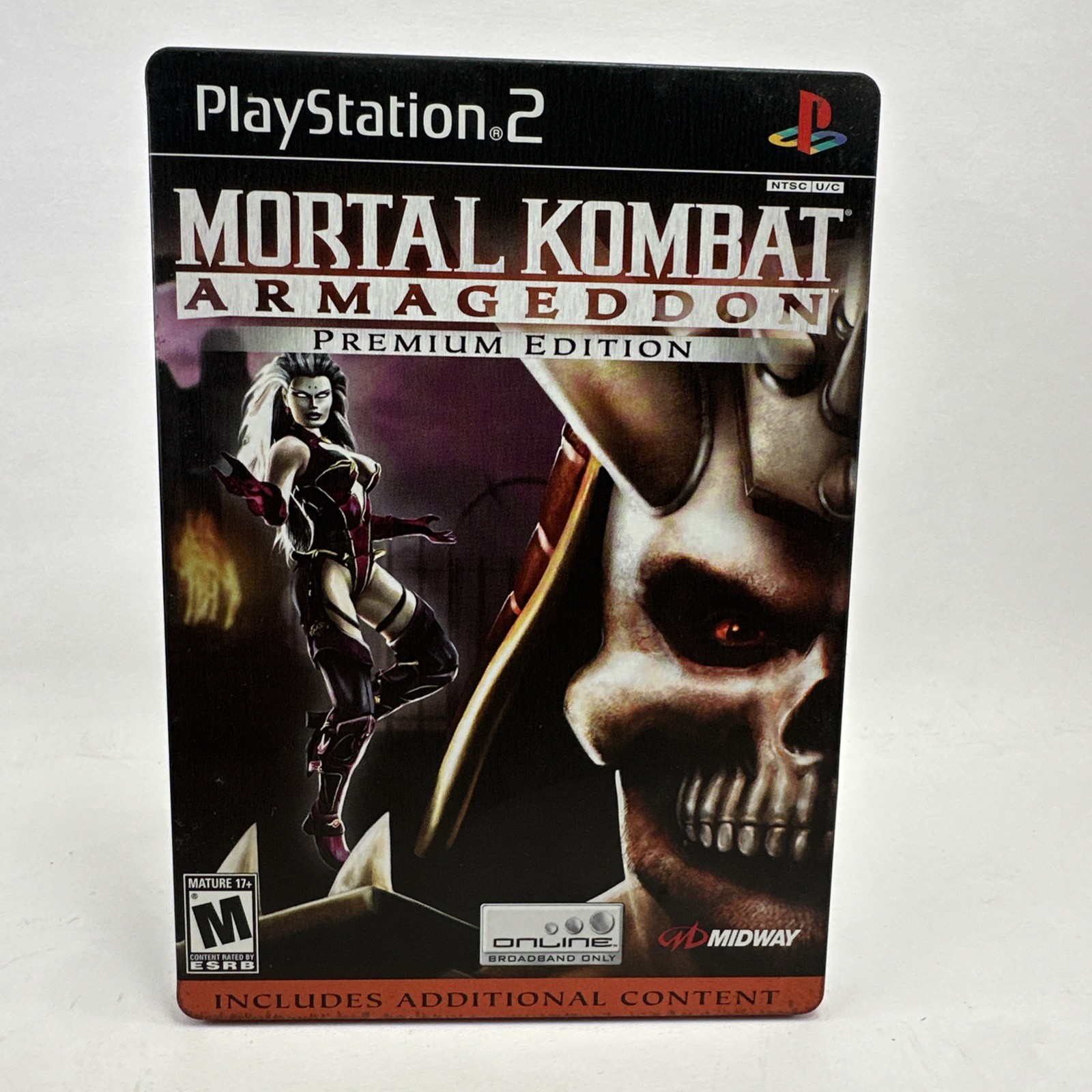 Mortal Kombat Armageddon Premium Edition PlayStation 2 Steelbook PS2 Complete