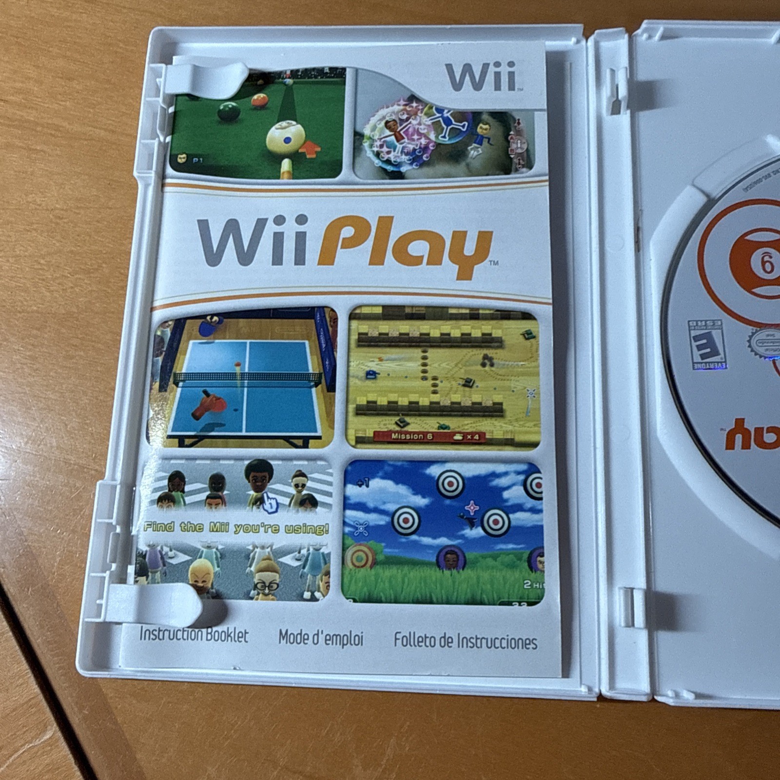 Wii Play Sports Games (Nintendo Wii, 2006) CIB With Manual Family Fun Rated E