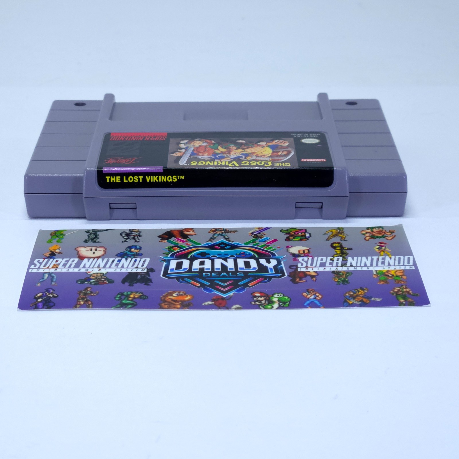 The Lost Vikings SNES W/ Box + Protector – Super Nintendo