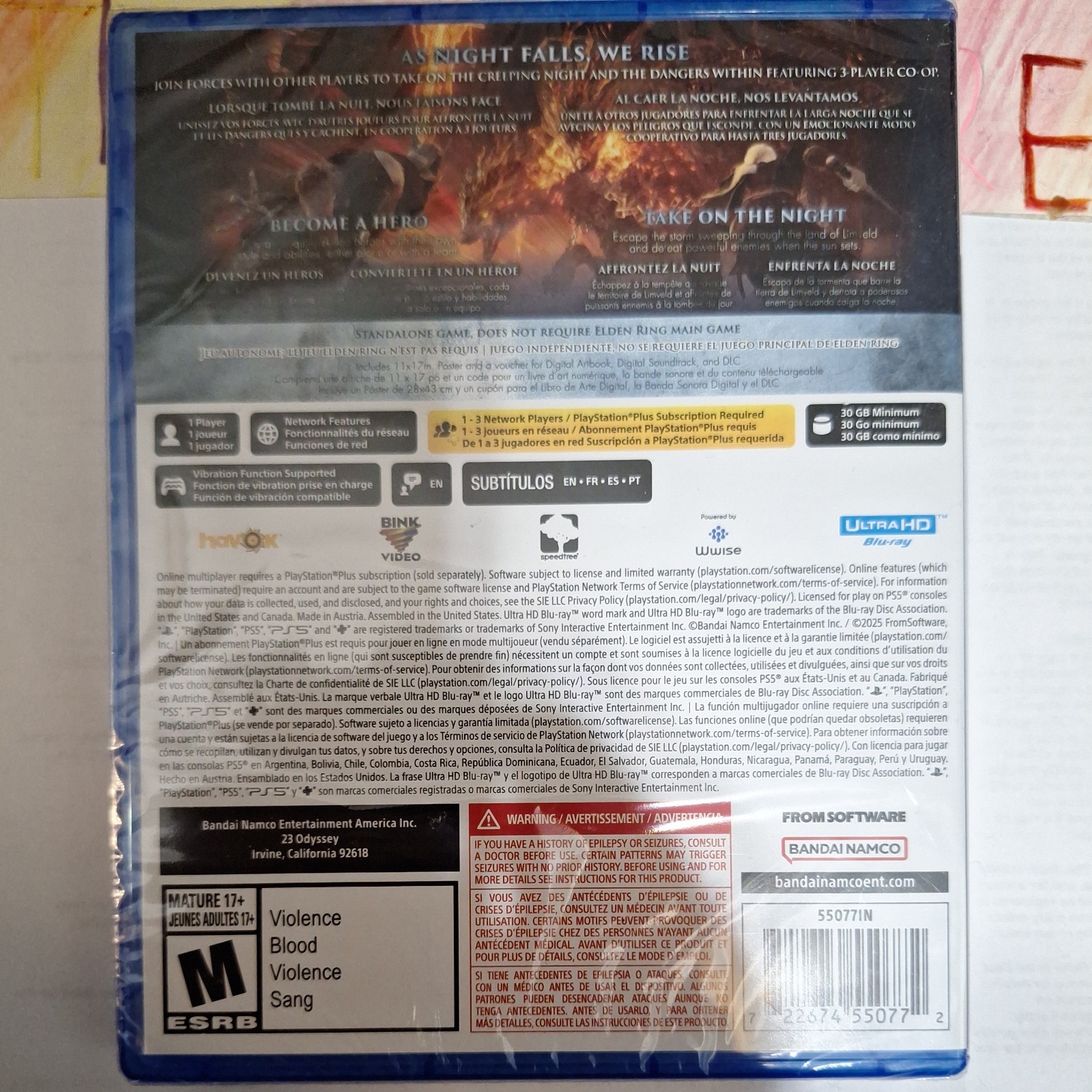 Elden Ring : Nightreign – Amazon Deluxe Edition -( PS5 ) W/DLC