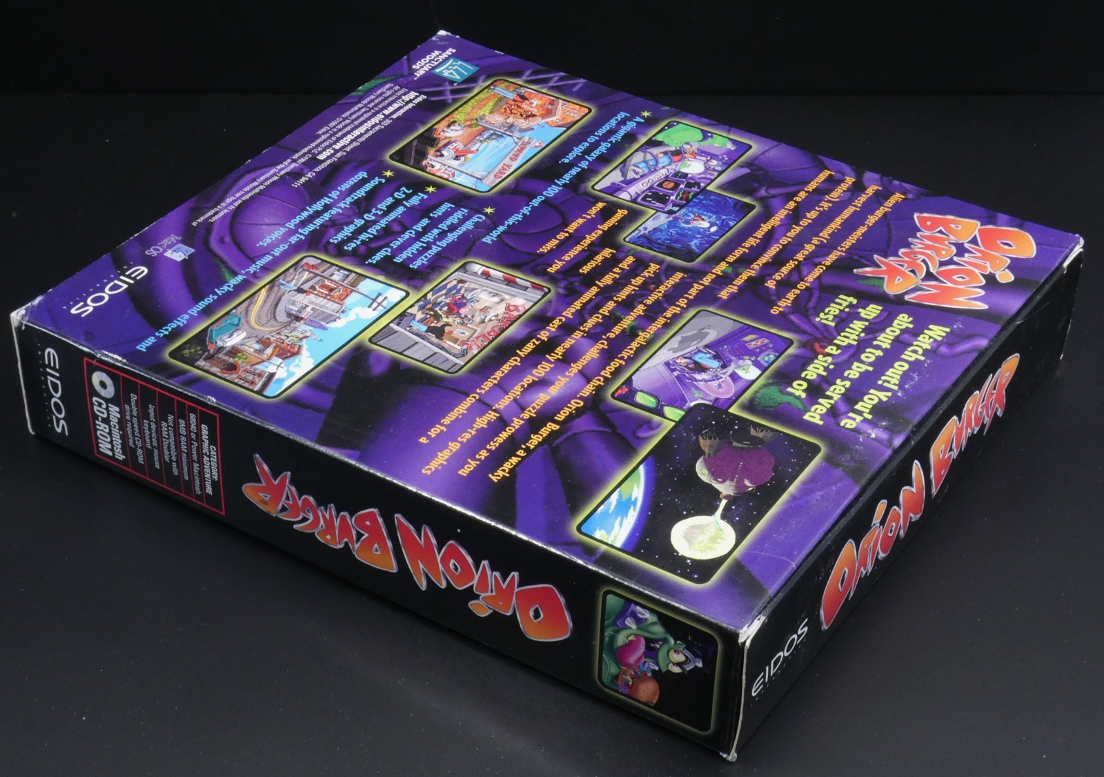 ORION BURGER Mac Version Game in Box