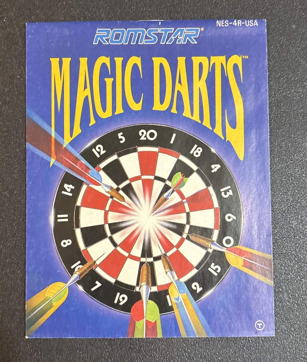 Magic Darts (Nintendo Entertainment System NES, 1991) Cartridge With Manual
