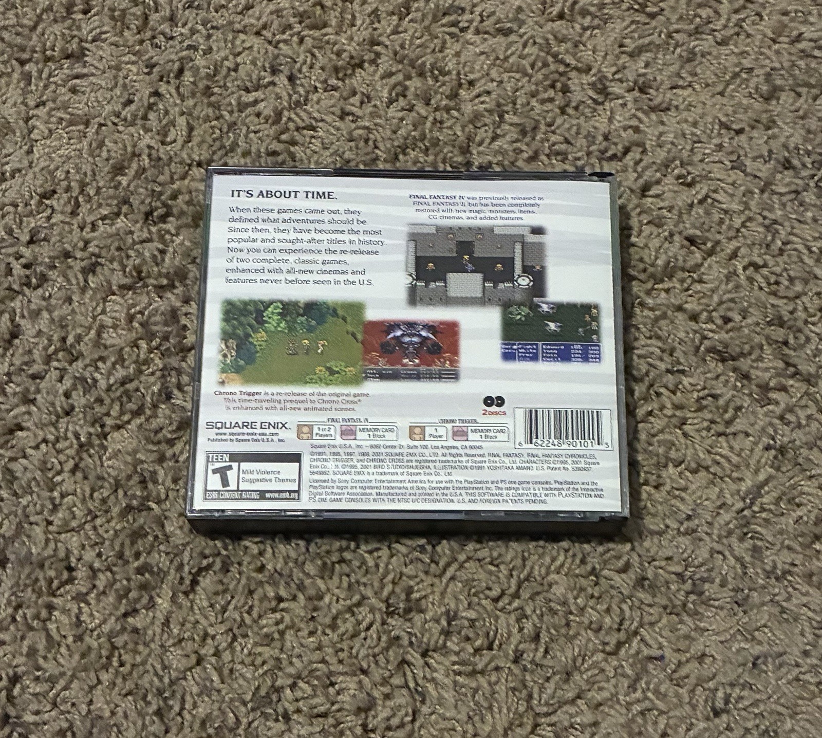Final Fantasy Chronicles: Final Fantasy IV & Chrono Trigger Sony PlayStation 1