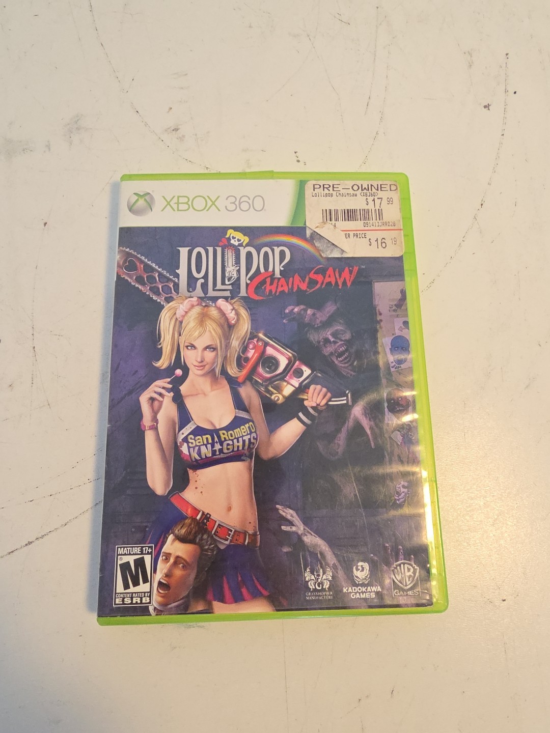 Lollipop Chainsaw (Microsoft Xbox 360, 2012) CIB – Near Mint Disc