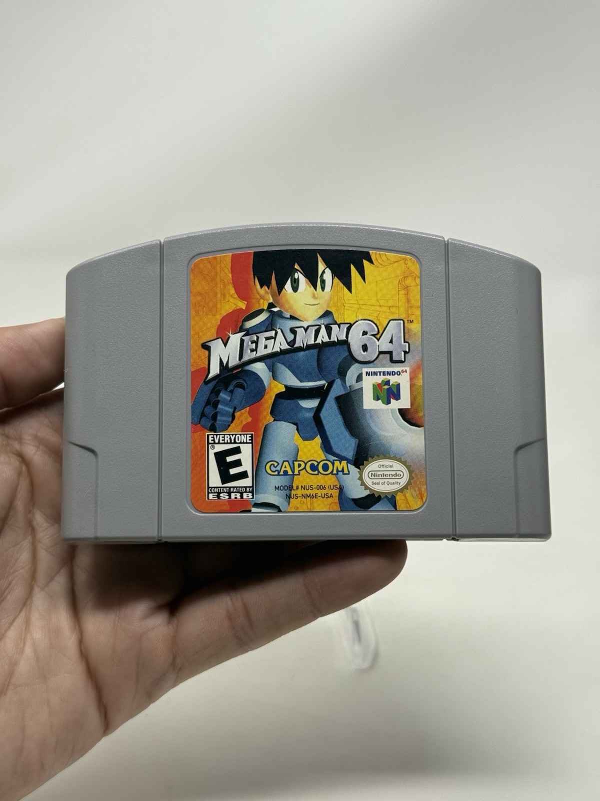 Mega Man 64 Nintendo 64 N64 Authentic Game Cartridge Cleaned Tested Retro Kids