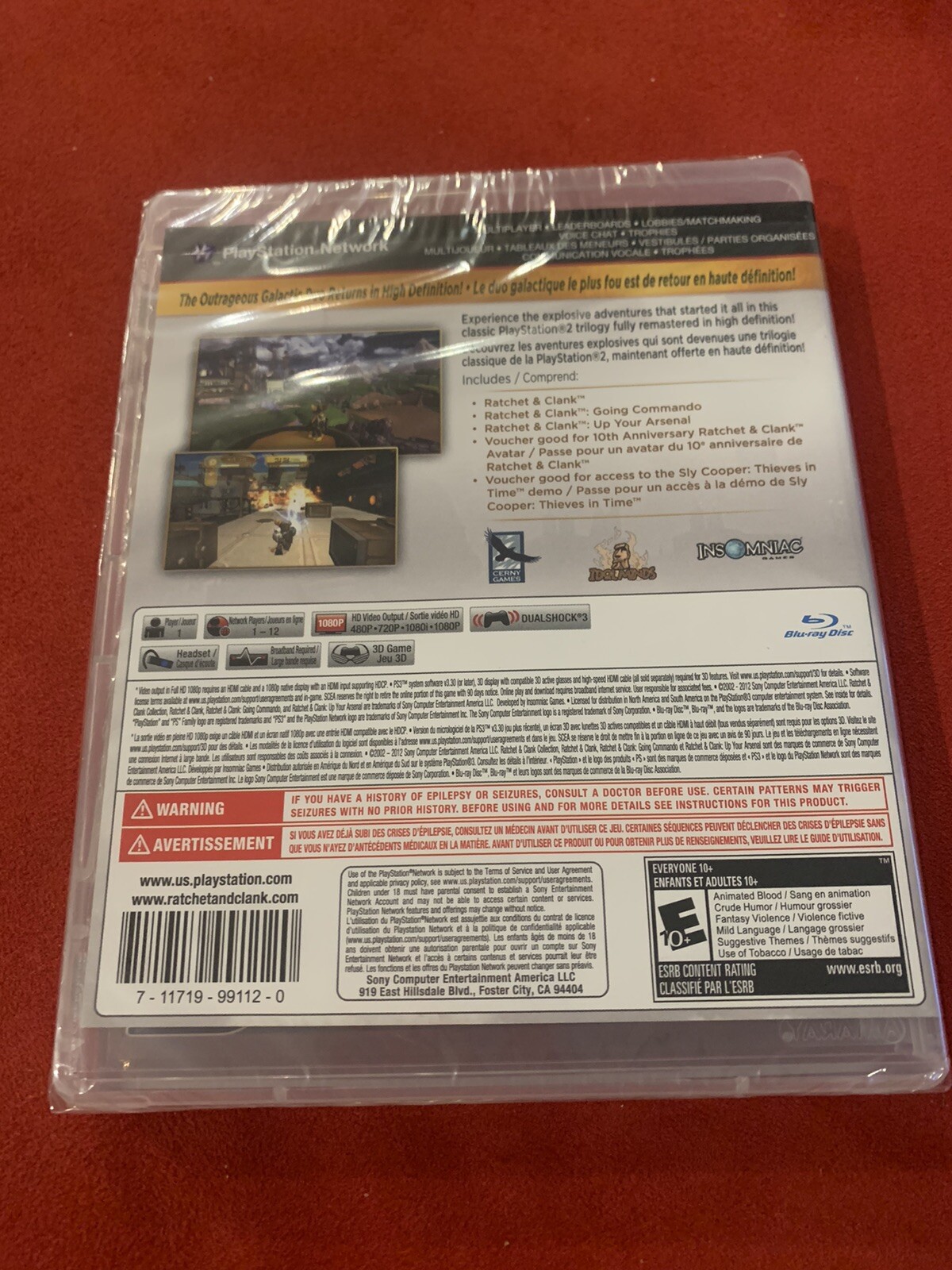 Ratchet & Clank Collection Sony PlayStation 3 PS3 Factory Sealed/Brand New