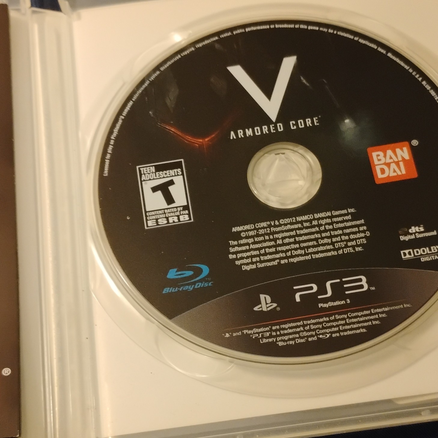 Bandai Armored Core V PS3 (Sony PlayStation 3) T-Teen Armored Core Series