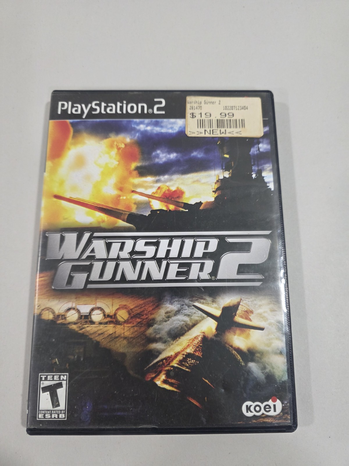 Warship Gunner 2 PS2 COMPLETE CIB (Sony PlayStation 2, 2006) Koei Sim