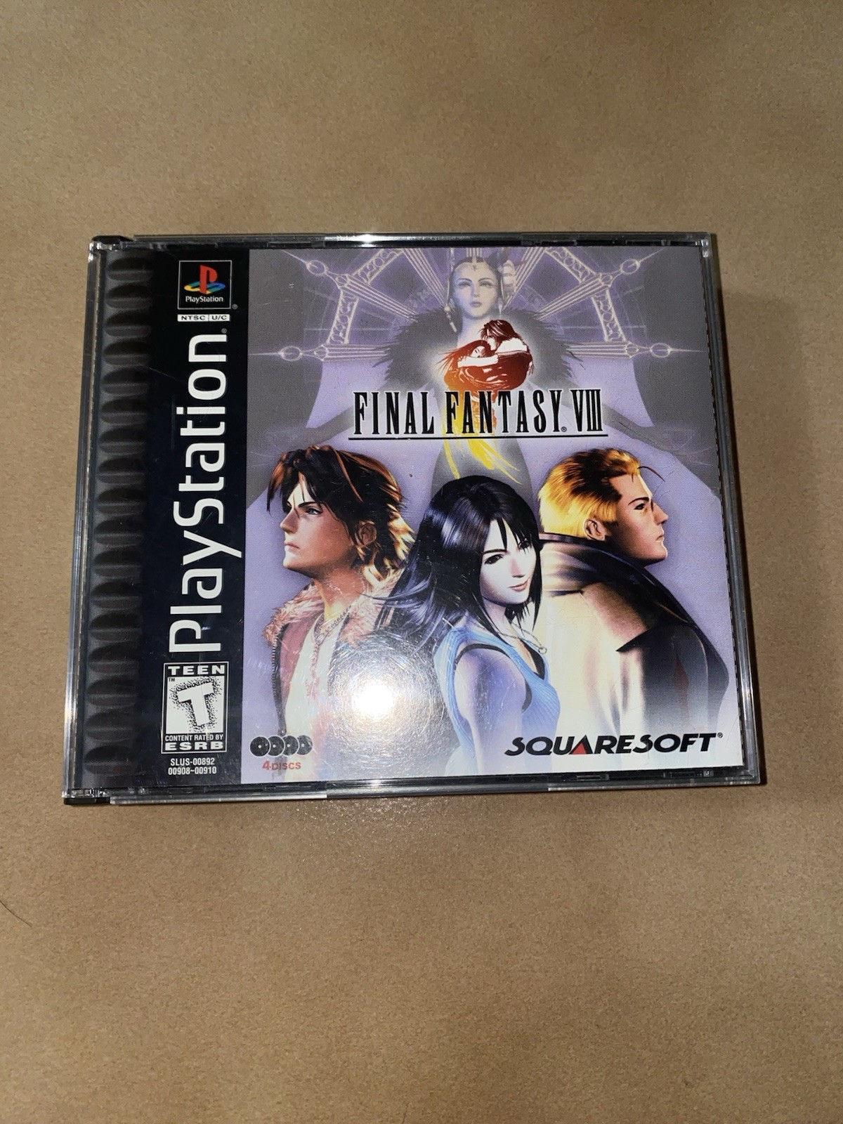 Final Fantasy VIII Sony PlayStation 1, 1999, Complete 4-Disc Set