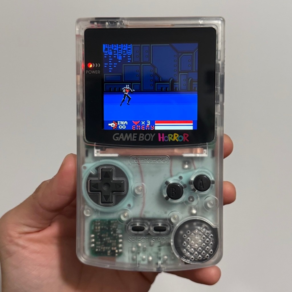 Luigi’s Mansion Gameboy Horror + IPS Screen Mod – Gameboy Color
