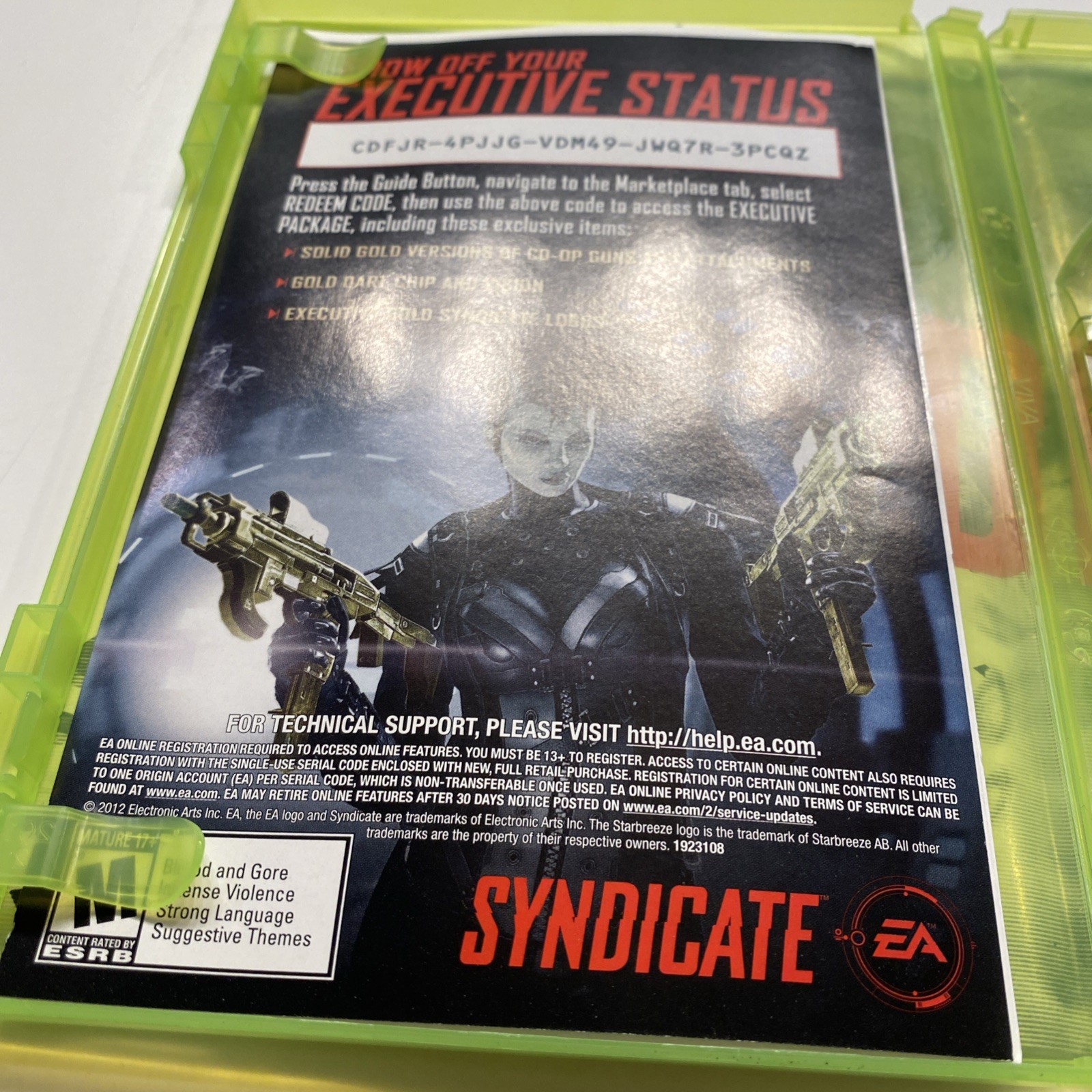 Syndicate (Microsoft Xbox 360, 2012) CIB
