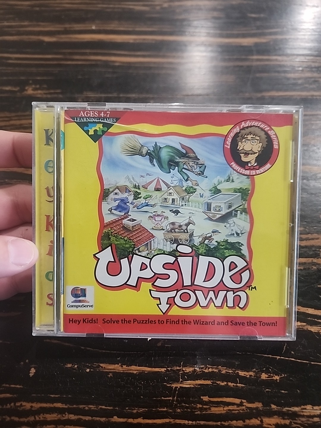 Upside Town Keykids Ages 4-7 PC Learning Game Tested Works CD-Rom MS-DOS