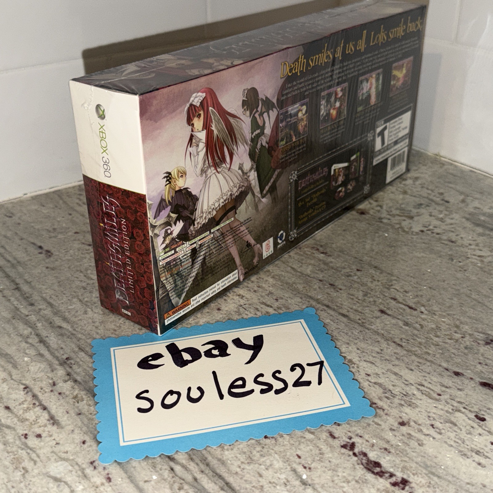 Deathsmiles Limited Edition (Microsoft Xbox 360, 2010) Brand New Factory Sealed