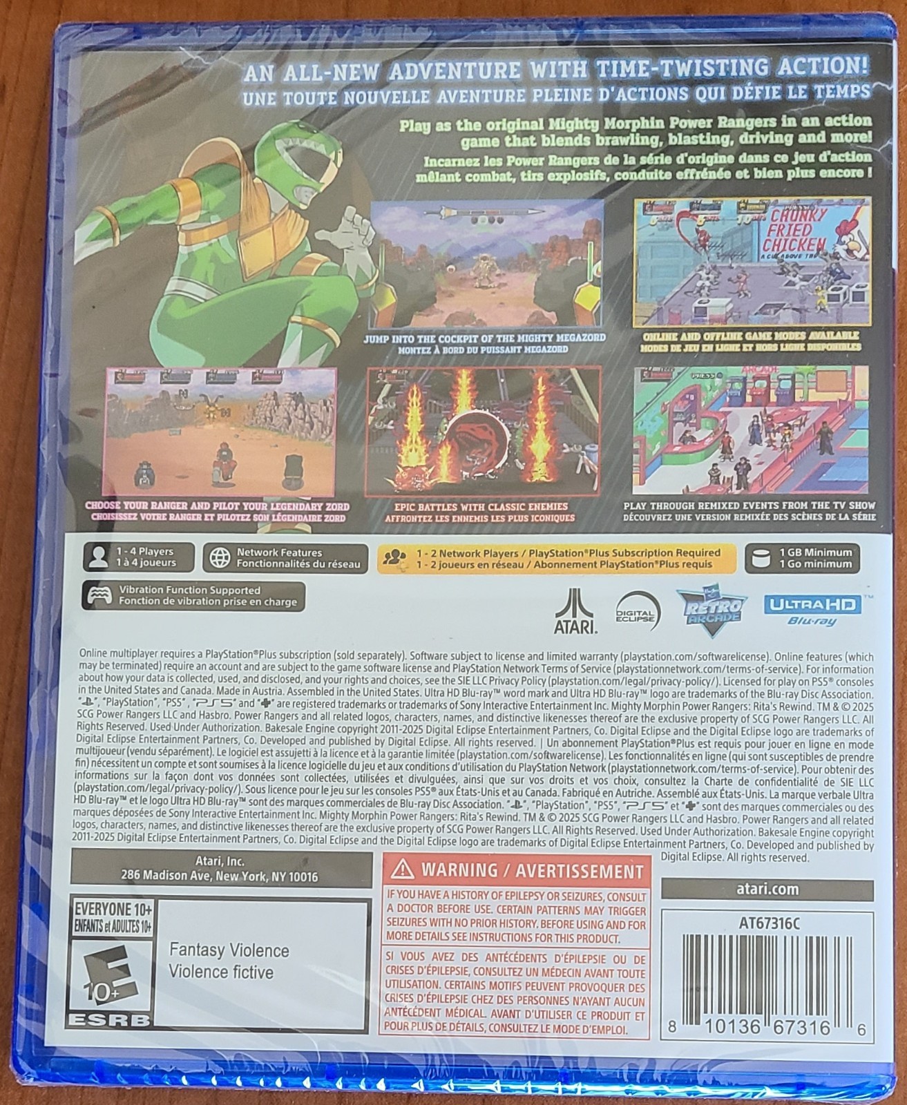 Mighty Morphin Power Rangers: Rita’s Rewind – PlayStation 5 (PS5 – NEW)