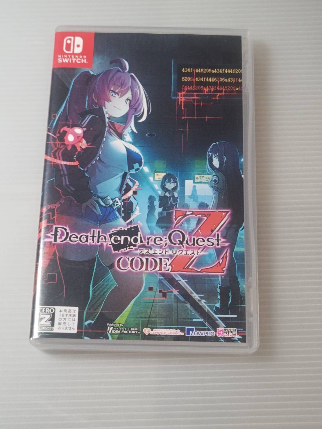 Death end re;Quest Code Z Nintendo Switch Japan Ver Language Japanese Only Regio