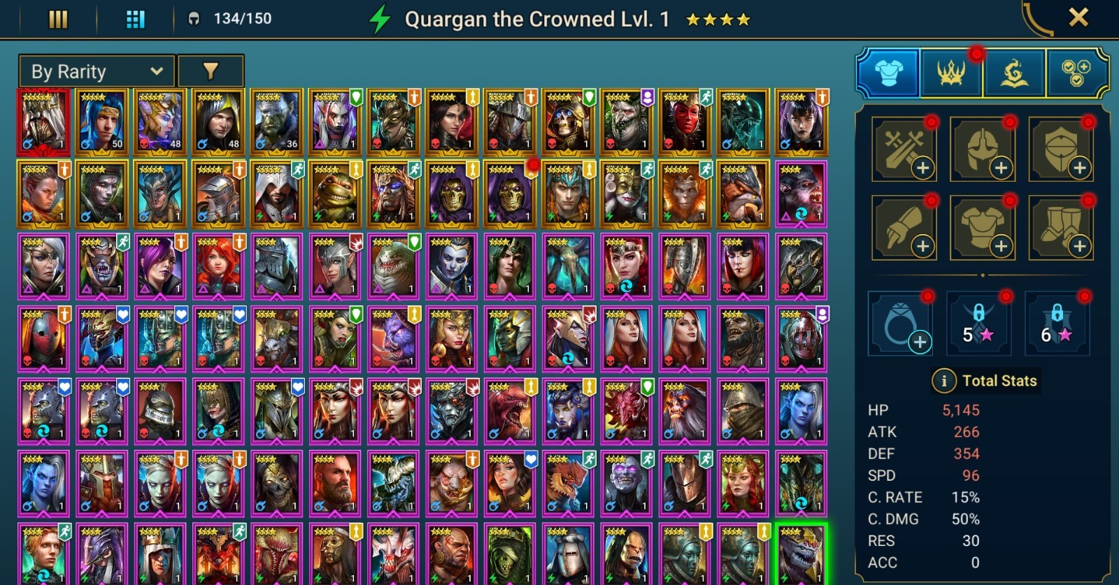 Raid Shadow Legends | Starter Mythical – Siegfrund : 95k energy / 26 Legendary