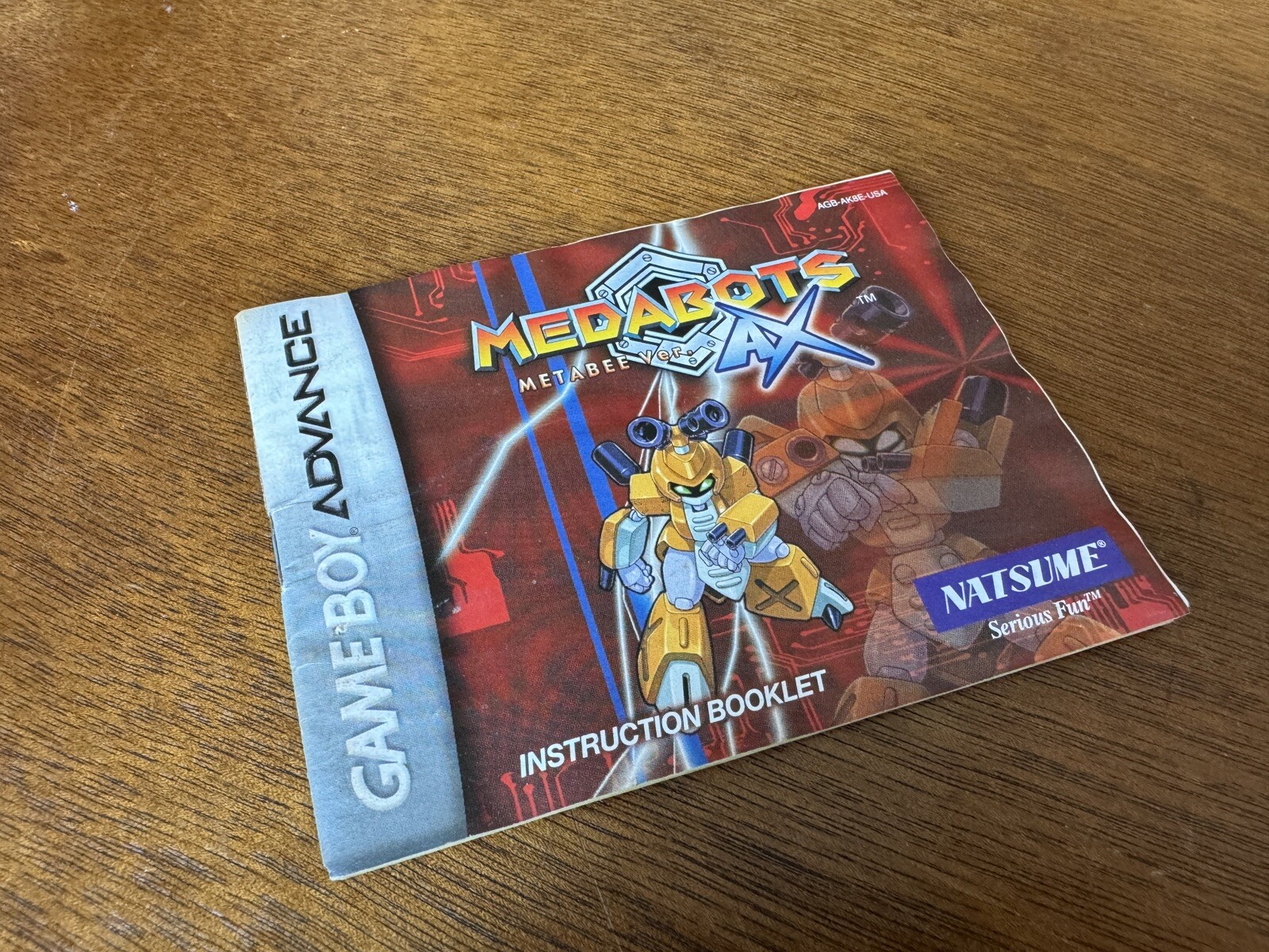 Medabots AX: Metabee Ver. Nintendo Game Boy Advance Manual Only GBA Used