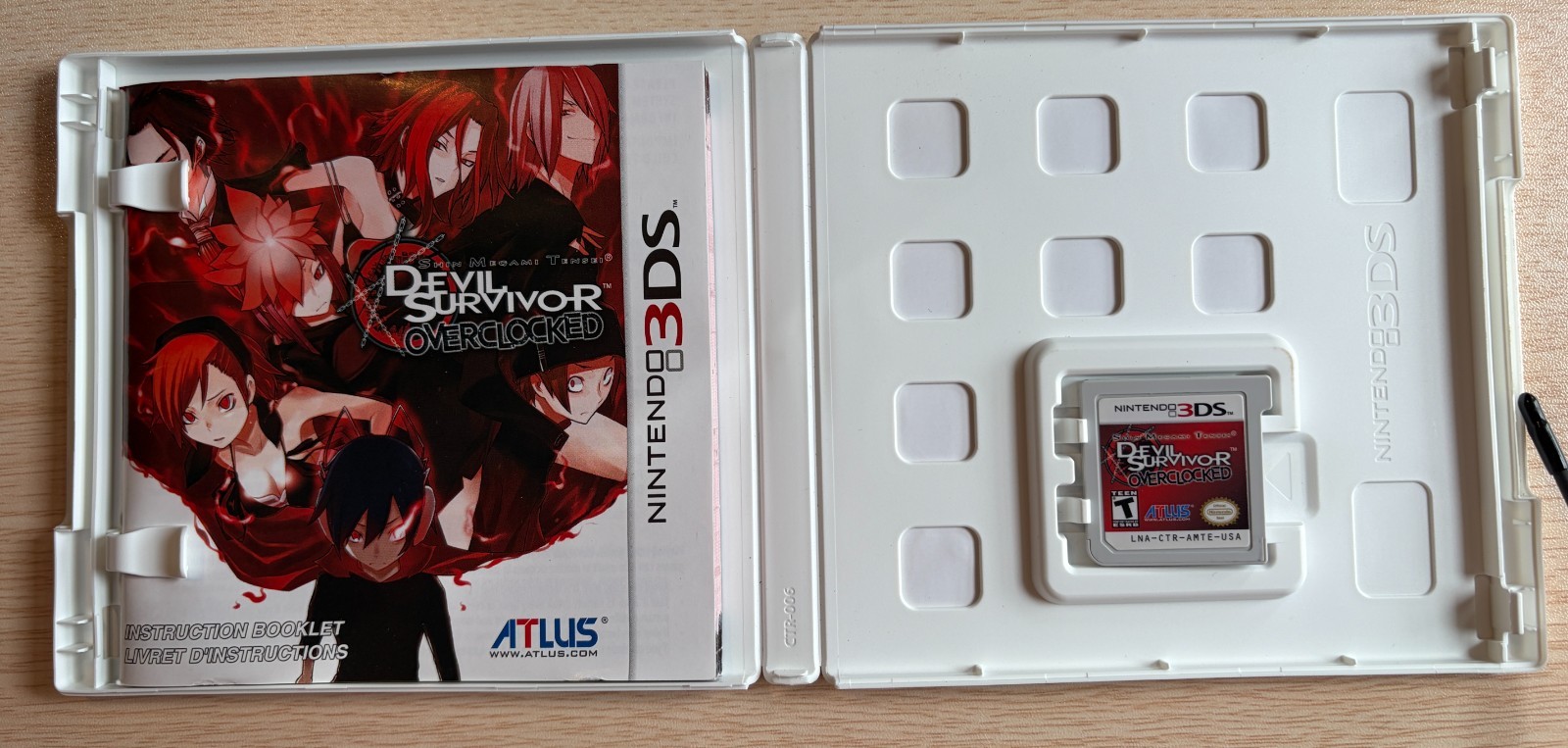 Shin Megami Tensei: Devil Survivor Overclocked (Nintendo 3DS, 2011) tested